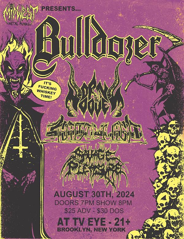 Bulldozer, Horns & Hooves, Shadowland, Savage Pleasure Share