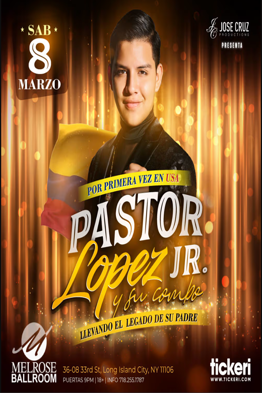 PASTOR LOPEZ JR. AND HIS LIVE COMBO IN NEW YORK