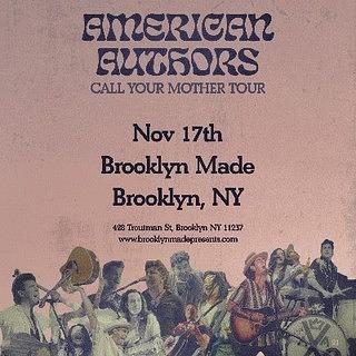 American Authors: Call Your Mother Tour