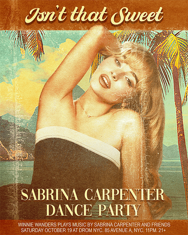 Isn’t That Sweet – Sabrina Carpenter Dance Party