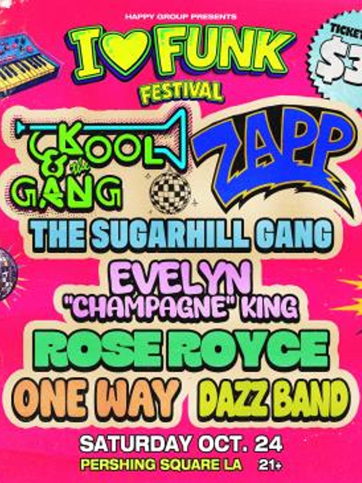 Kool & the Gang, Zapp & more at I Love Funk Fest!