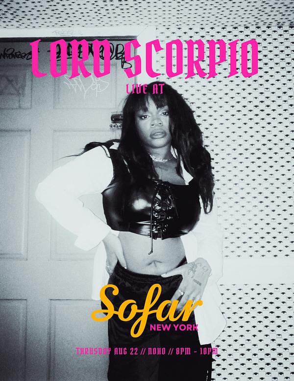 Sofar Sounds w. Lord Scorpio Live