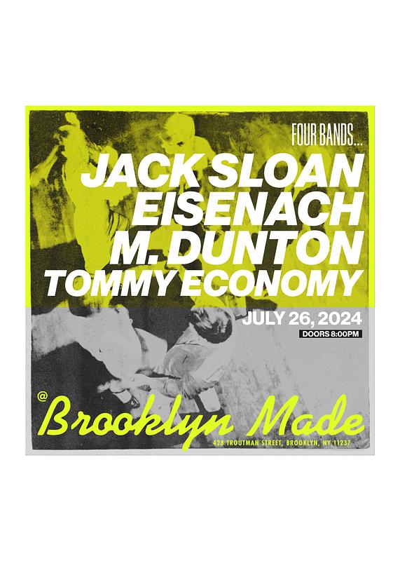 Jack Sloan / Eisenach / M. Dunton / Tommy Economy