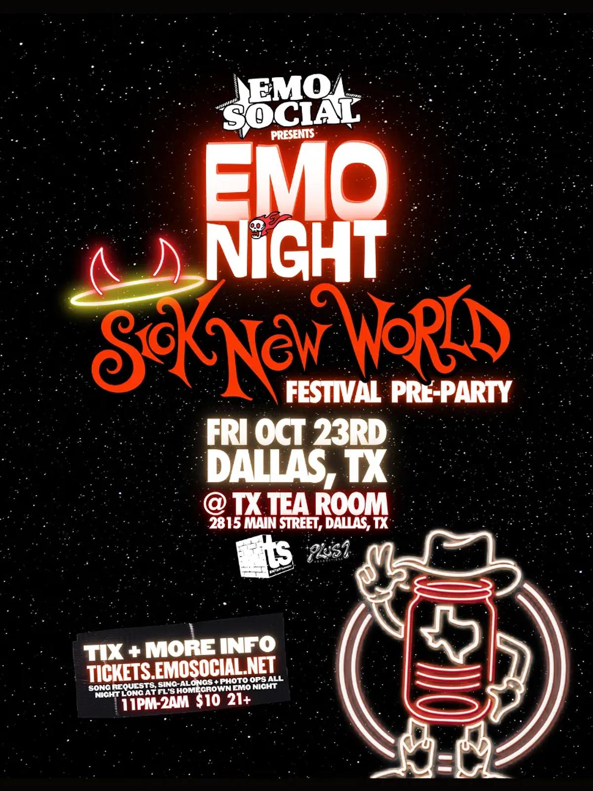 EMO SOCIAL - Sick New World Pre Party
