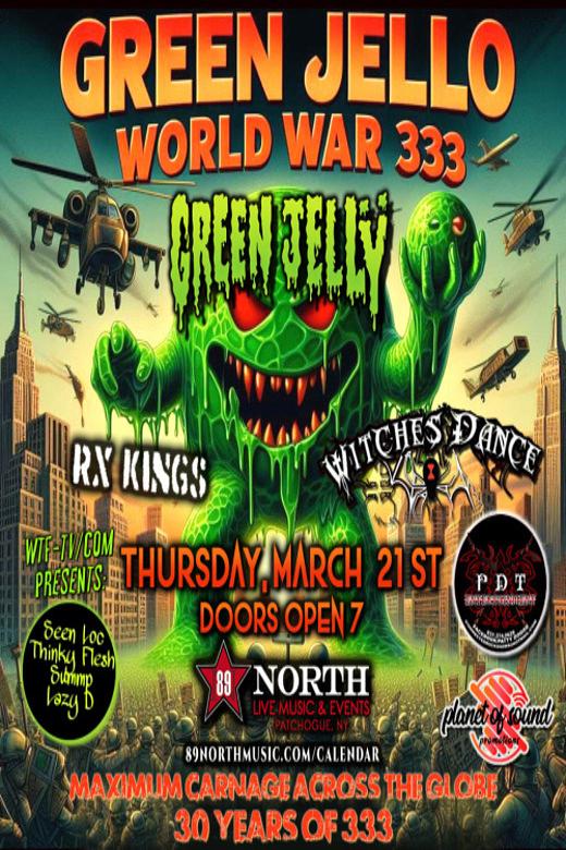 GREEN JELLY W/ OPENERS WITCHES DANCE